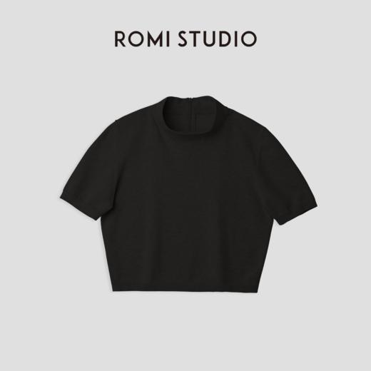 ROMI STUDIO“正反多穿”百搭透气短款圆领拉链短袖M3756 商品图0