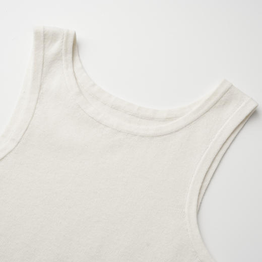 ROMI STUDIO“自我韵律”16针100%棉弹力螺纹无Bra针织背心24SSF144 商品图2