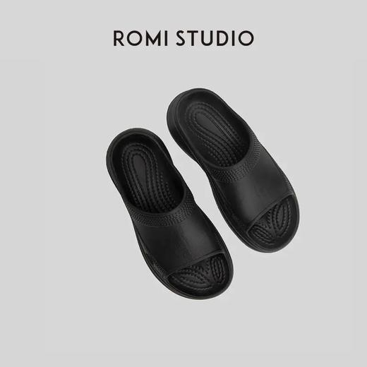 ROMI STUDIO“简约随性” 百搭休闲防滑厚底沙滩户外懒人拖鞋 S8037 商品图2