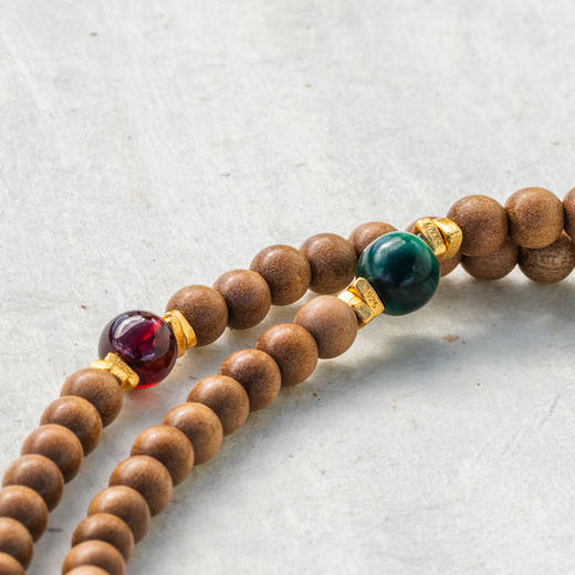 醍醐*原创 时来运转老山檀多宝三圈手串 饰品送礼国庆闪购 商品图4