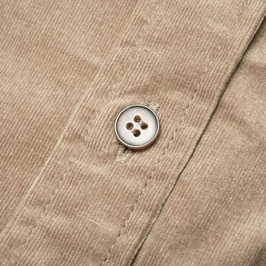 ROMI STUDIO“quiet luxury”腔调穿搭极细灯芯绒复古衬衣 23AWT719 商品图3