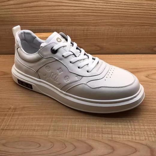 2023年春季新品潮流休闲韩版真皮男单鞋板鞋13157852 商品图1