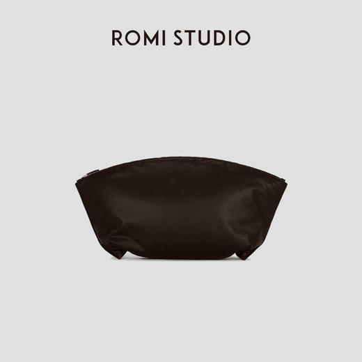 ROMI STUDIO“简约优雅”头层牛皮柔软舒适夹层纯色手拿包23AWS027 商品图1