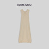 ROMI STUDIO"重塑ji简"570g 精梳竹节棉连帽薄款背心连衣裙M3908 商品缩略图1