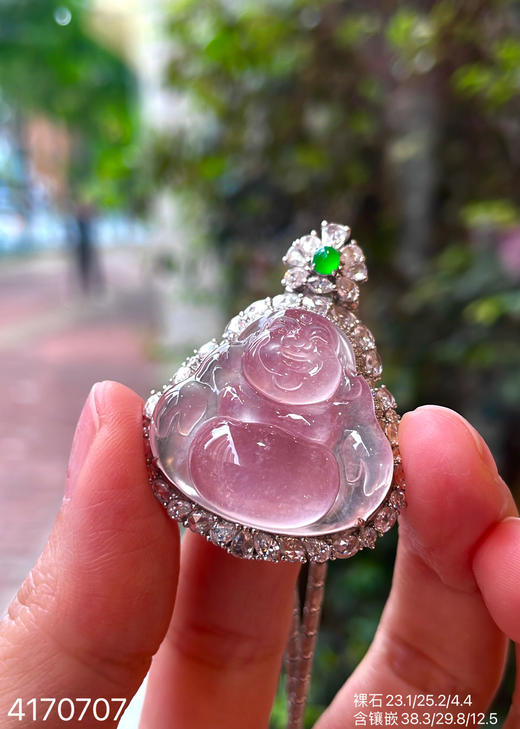 玻璃种佛公吊坠    99999【4170707】 商品图5