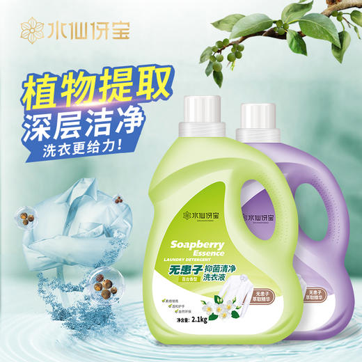 0591【国企严选，山海食材】无患子抑菌清净洗衣液 商品图0
