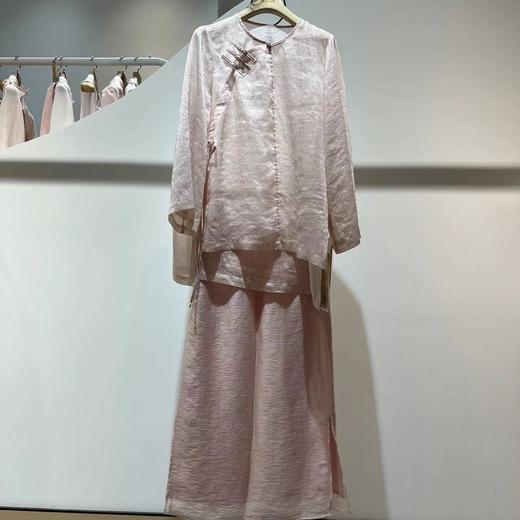 【抖音专属】圆领衬衫（24710337B-粉米） 商品图1