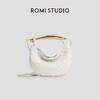 ROMI STUDIO经典百搭纯手工编织沙丁鱼手柄手拎斜跨包包23AWB010 商品缩略图1