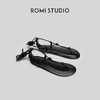 ROMI STUDIO“清凉夏日”漏趾平底沙滩度假绑带夹脚凉鞋S3686 商品缩略图0