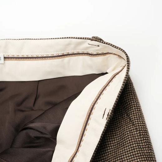 ROMI STUDIO “quiet luxury” 羊毛粗纺高腰直筒格纹西裤 23AWK269 商品图2
