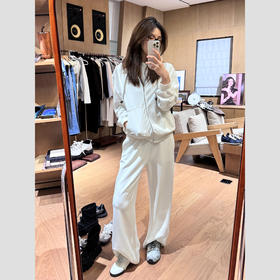 ROMI STUDIO“Cozy Design”100%棉抽绳简约垂感宽松卫裤24SSK038