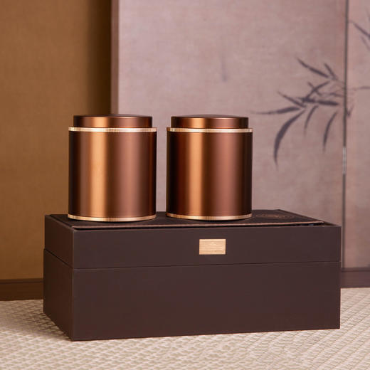 尊享皮盒【2小合金罐•咖】85元一套/一件16套/约装3两左右 商品图4