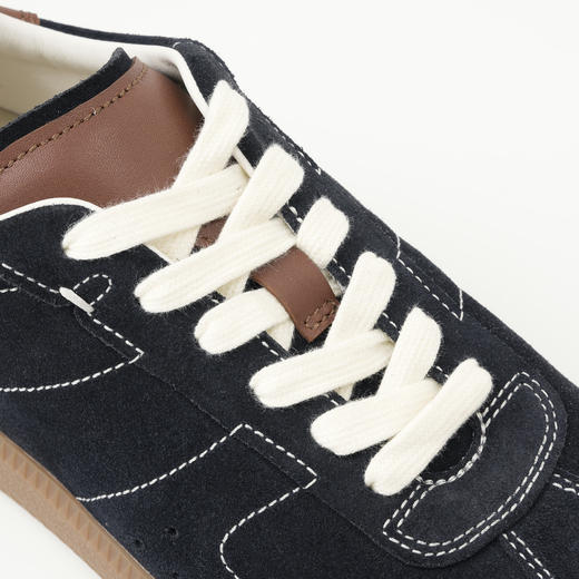 ROMI STUDIO“Chill Vibes”高丝牛反绒撞色拼接牛皮德训鞋24SSS013 商品图2