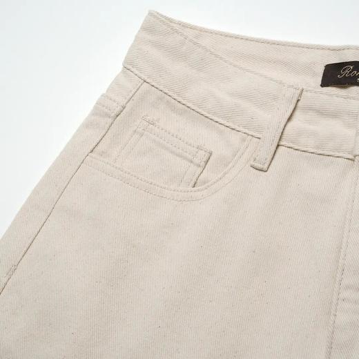 ROMI STUDIO“经典升级"贵妇裤100%棉高腰直筒加绒牛仔裤 23AWW628 商品图1