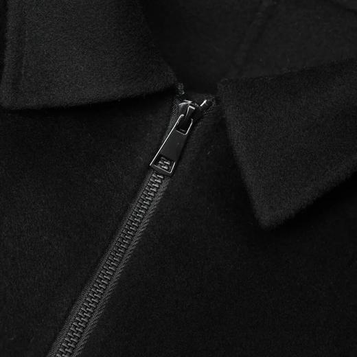 ROMI STUDIO“棕标系列”100澳洲绵羊毛连帽双面呢大衣外套23AWW344 商品图3