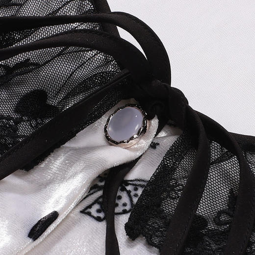 都市丽人睡衣好睡好眠长袖家居服钻石绒厚女士丝绒套装LHT1S5 商品图5