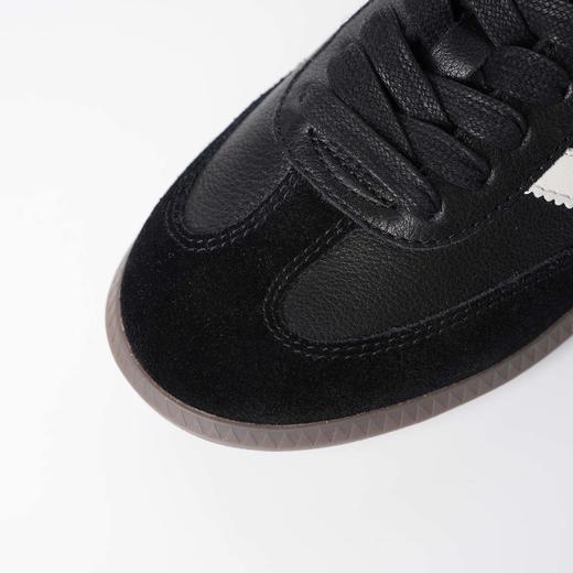 ROMI STUDIO“美式复古”牛反绒拼羊皮撞色耐磨平底德训鞋407L4032 商品图2