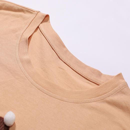 都市丽人睡衣好睡好眠长袖家居服26支CVC单面薄女士棉质套装LHT2K3 商品图1