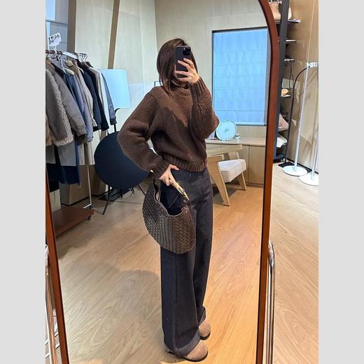 ROMI STUDIO“秋冬美拉德” 绵羊毛混纺腔调穿搭粗针织毛衣23AWM498 商品图1