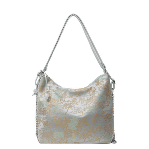 【新款新中式南风背包】五种背法 刺绣国风链条单肩斜跨腋下双肩包  商品图7