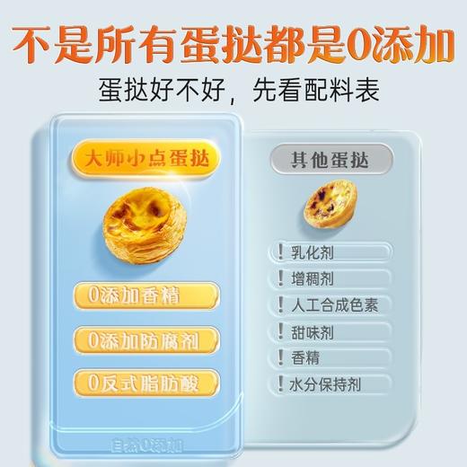【0添加葡式蛋挞】天然蛋奶香 手工制作甜而不腻入口嫩滑 简单三步享受美味 商品图2