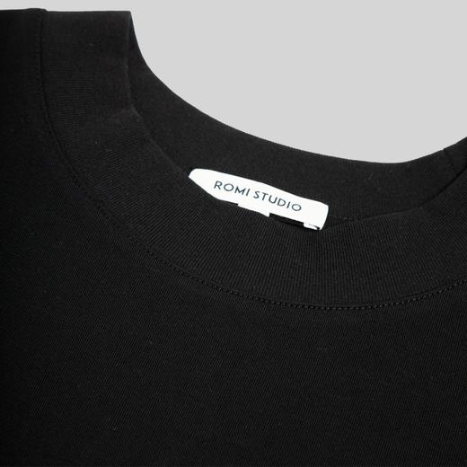 ROMI STUDIO【经典口碑春夏简约正肩短袖百搭休闲纯色圆领t恤T2727 商品图1