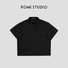 ROMI STUDIO“极简率性”DU家定制纯色简约百搭休闲宽松薄衬衣T3144 商品缩略图4