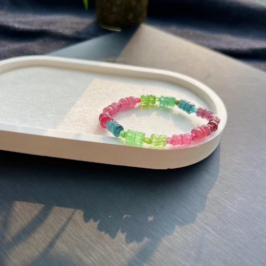 13.28g 7.5mm 雕刻碧玺手链 商品图2