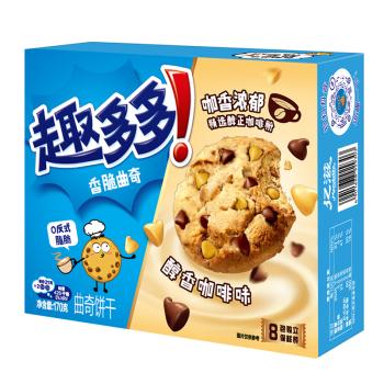 趣多多香脆巧克力味曲奇饼干浓香咖啡味170g 休闲零食 早餐下午茶 商品图4