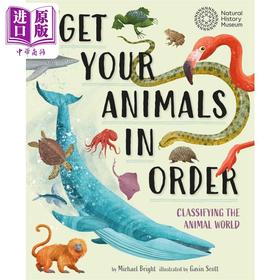 【中商原版】整理动物 对动物世界进行分类 Get Your Animals in Order 英文原版 儿童科普绘本 自然科学知识百科图画书 精装