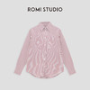 ROMI STUDIO“quiet luxury”100%棉腔调穿搭红白条纹衬衣 23AWT144 商品缩略图0