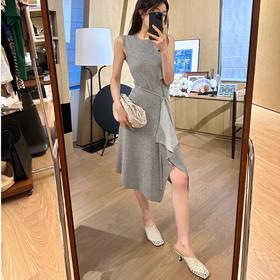 ROMI STUDIO“复古优雅”手工编织镂空包头细跟米白色方头凉鞋S8012