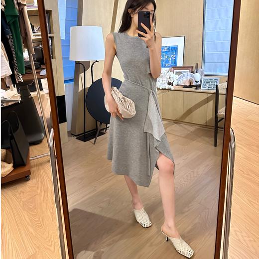 ROMI STUDIO“复古优雅”手工编织镂空包头细跟米白色方头凉鞋S8012 商品图0