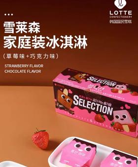 乐天雪莱森家庭装(巧克力+草莓)10支