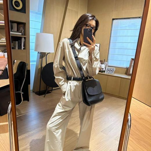 ROMI STUDIO“轻盈利落” 80支高密府绸棉亲肤柔软卡其色衬衣 T3949 商品图0