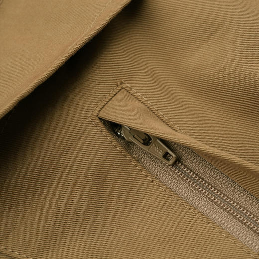 ROMI STUDIO“Cozy Design”棉质挺阔透气连帽抽绳风衣外套24SSW114 商品图3