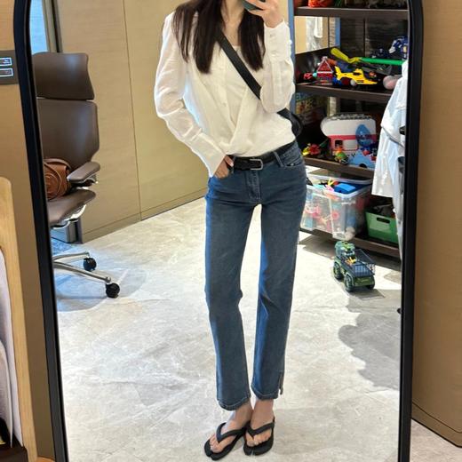 ROMI STUDIO"极简设计" 马蹄沙滩休闲人字凉拖夹趾黑色拖鞋 S3363 商品图0
