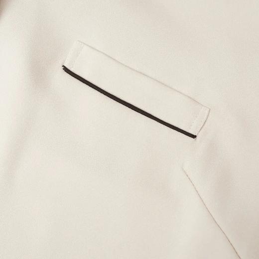 ROMI STUDIO“quiet luxury”简约宽松翻领香槟色家居上衣 23AWW456 商品图1