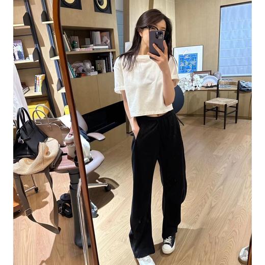 ROMI STUDIO"24h自在” 夏日 280G精梳棉高腰阔腿抖抖裤 K3774 商品图1