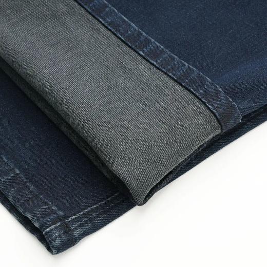 ROMI STUDIO“随性丹宁”高比例棉水洗做旧弹力深蓝牛仔裤23AWN1199 商品图3