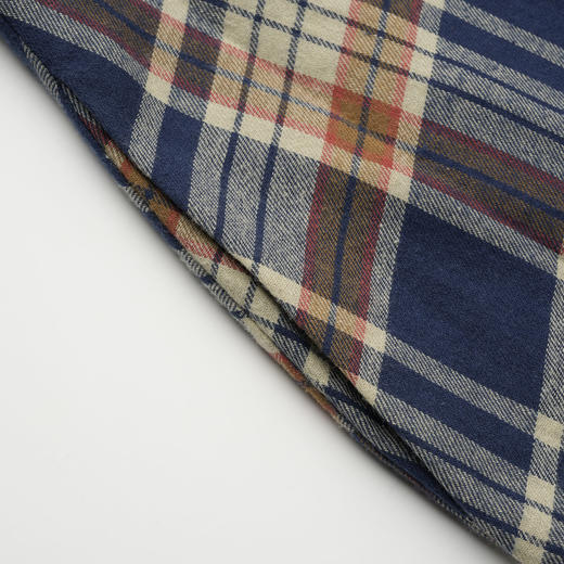 ROMI STUDIO“纽约系列”100%棉美式复古撞色格纹拼接半裙24SSQ071 商品图3