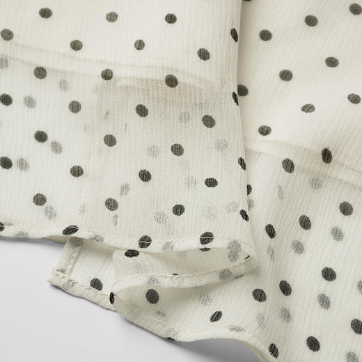 ROMI STUDIO”法式优雅“100% 8m/m真丝顺纡肌理感波点半裙24SSQ066 商品图2