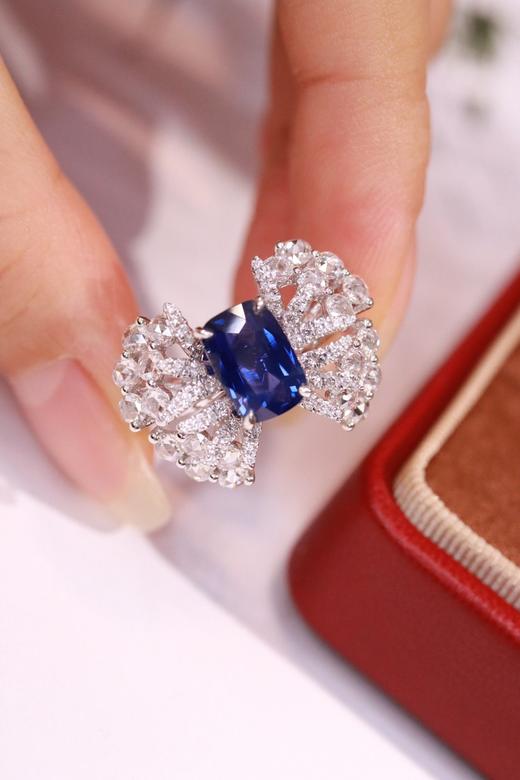 2.63ct 蓝宝石戒指 商品图4