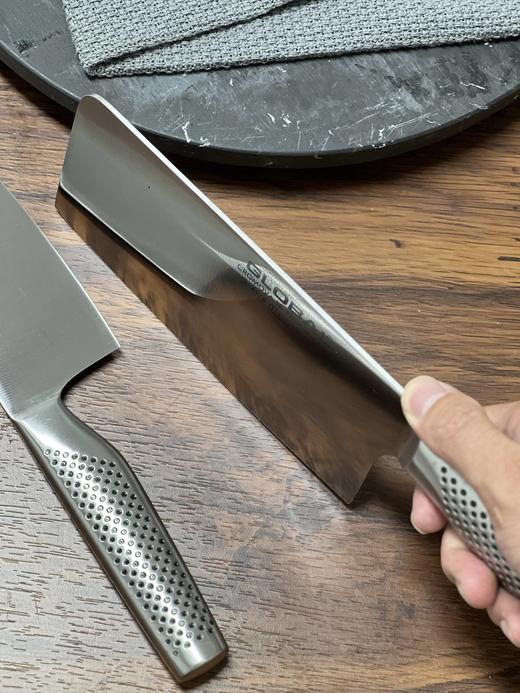 33957-BD7041 日本原装进口GLOBAL具良治中式不锈钢菜刀两件套 商品图5