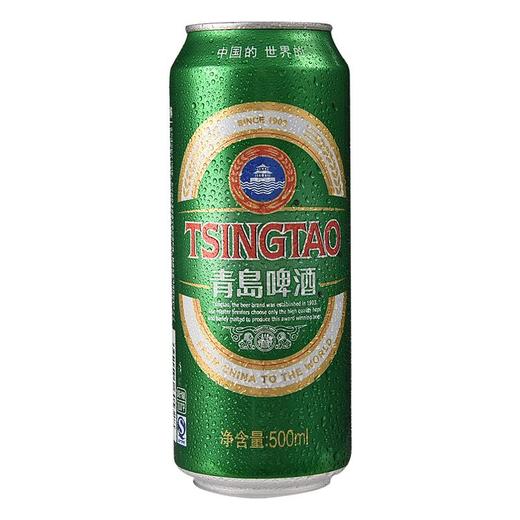 青岛啤酒（TsingTao） 啤酒 ≥4.0度 500ml/罐 商品图0