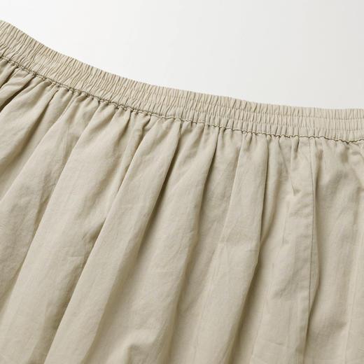 ROMI STUDIO“法式优雅”100%长绒棉砂洗轻薄加软A字半裙 24S3Q1017 商品图5