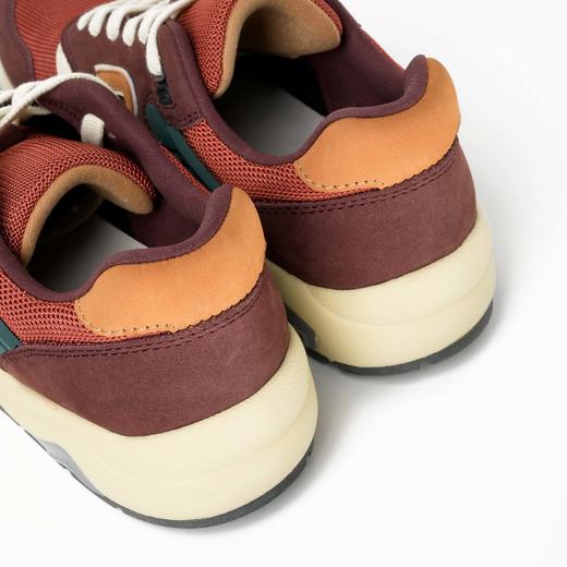 ROMI STUDIO“复古街区”头层磨砂牛皮防滑耐磨厚底运动鞋 24SSS185 商品图4