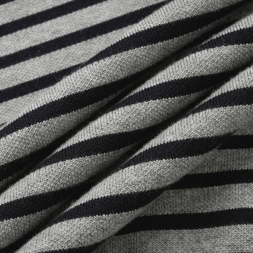 ROMI STUDIO “法式衣橱" 丝光羊毛条纹连帽卫衣针织毛衣 24SSM293 商品图4