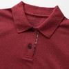 ROMI STUDIO“红色与罗马”100珠地棉拼格纹Polo领短袖T恤24SST1123 商品缩略图1