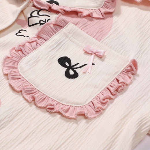 都市丽人睡衣超值精选长袖家居服泡泡绵薄女士棉质套装LHT1X1 商品图8